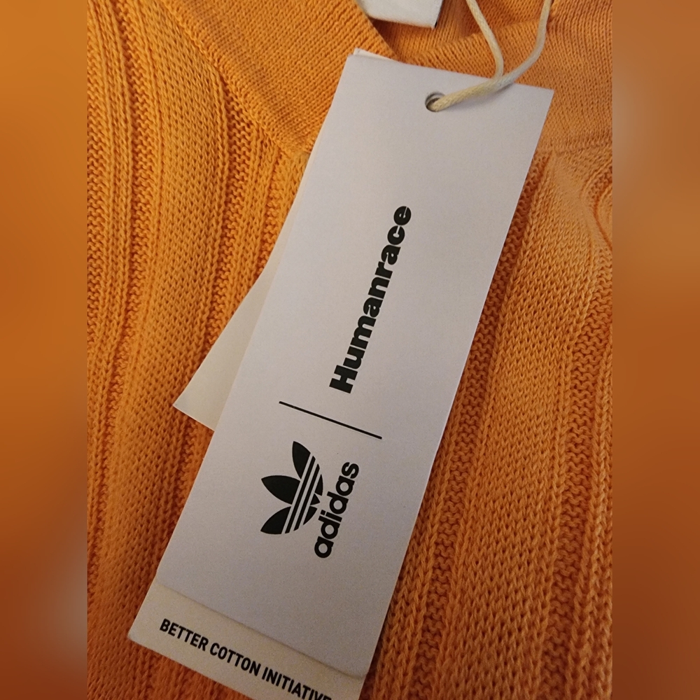 NWT ADIDAS X PHARRELL WILLIAMS x Humanrace KNIT LONG SLEEVE JERSEY 'HAZY ORANGE' - Picture 9 of 9
